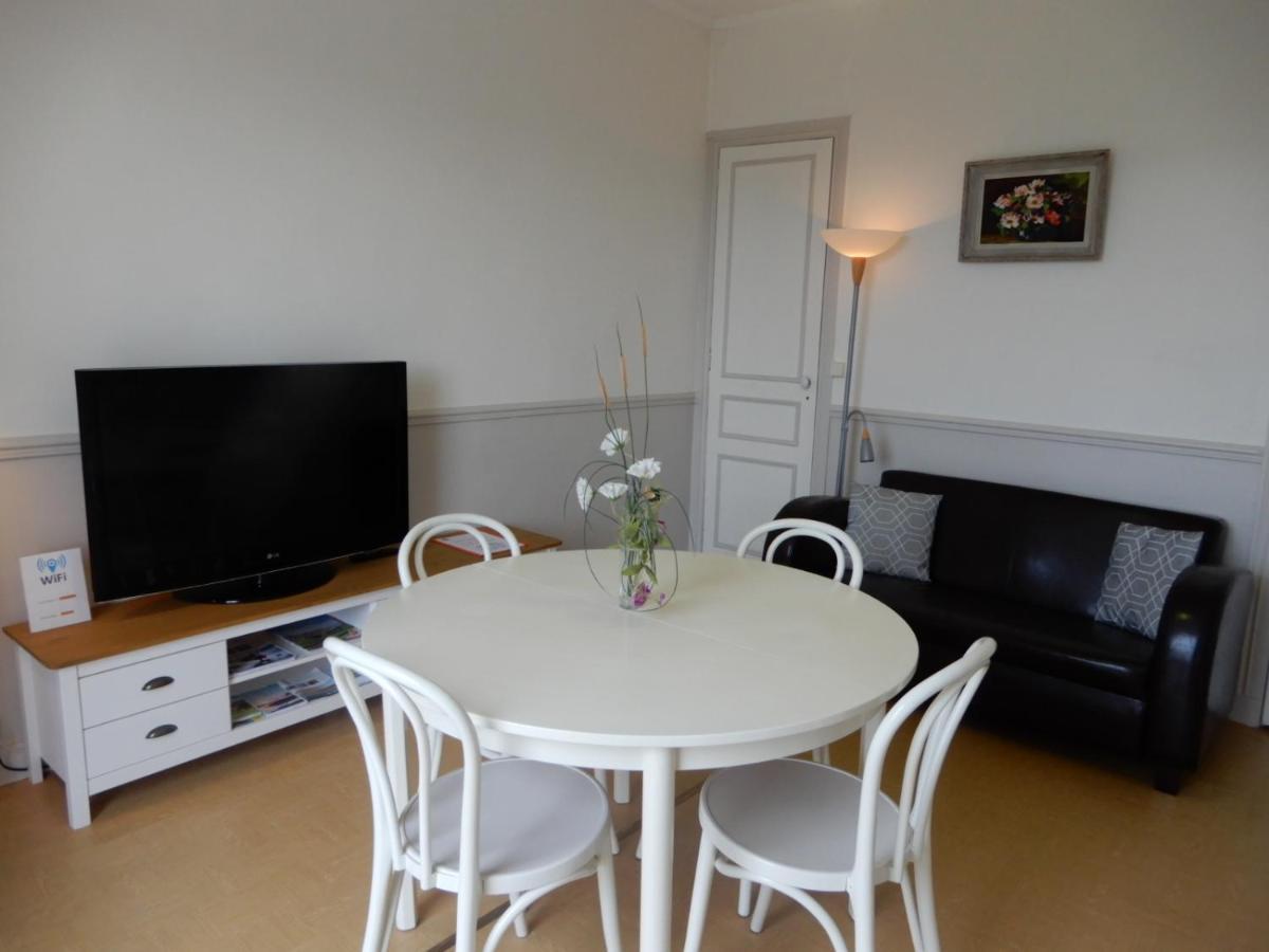 Appartement avec grand balcon et vue à 300 m plage, lit Queen Size Mers-les-Bains Exterior foto